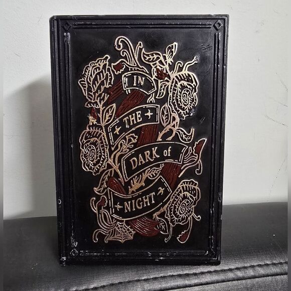 New Witchy Spooky Threshold 6" Book of Spells Black Candle - Picture 2 of 11